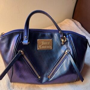 Juicy Couture bag metallic blue NEW